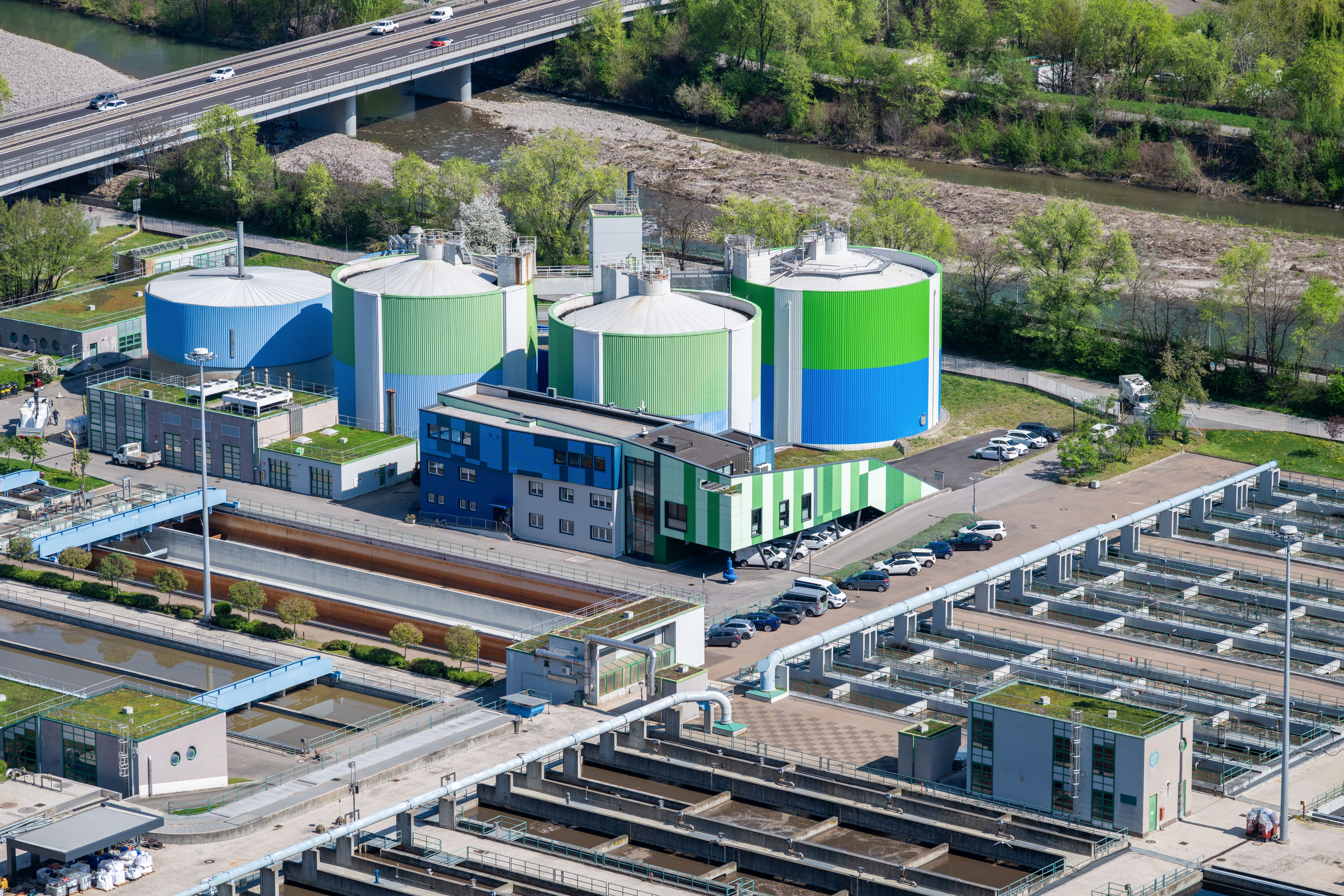 Ampliamento impianto depurazione acque di Bolzano.