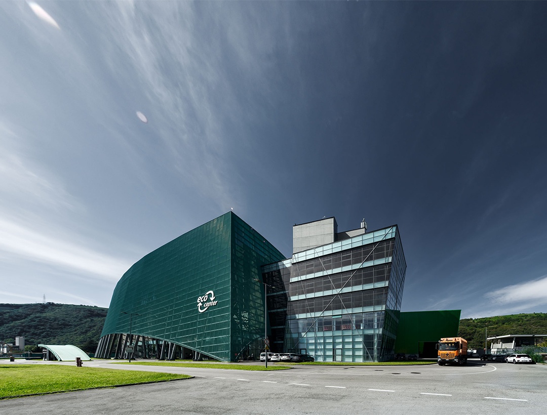 Großes grünes Gebäude, Sitz des Eco Center